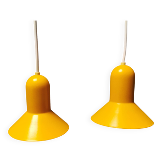 Two confetti lamps