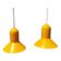 Two confetti lamps