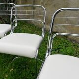 Chrome chairs circa 1960