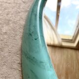 Oval mirror 80s marbled effect