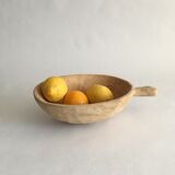 Ethnic wood fruit cut