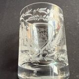2 Verres à whisky – Cristal gravé