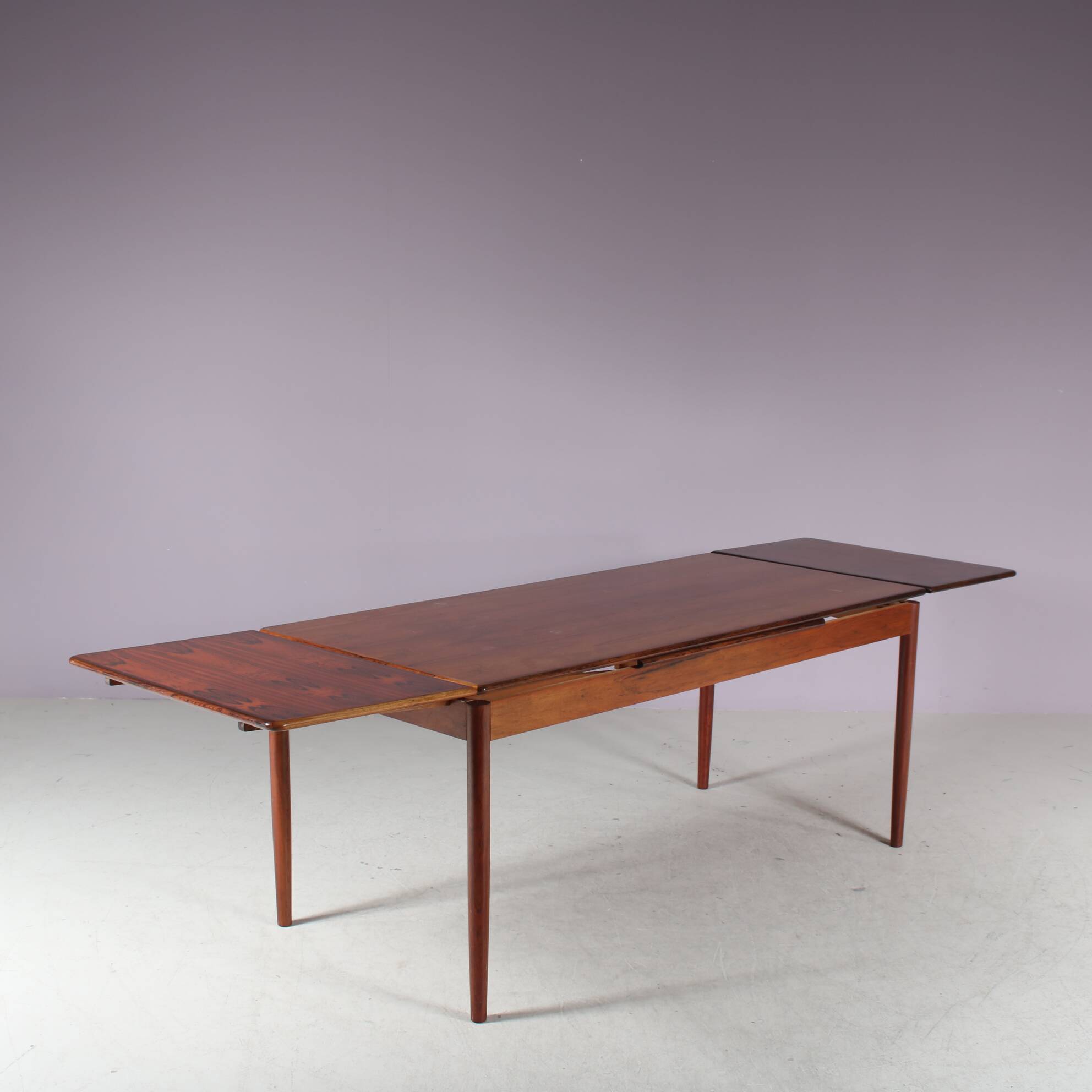 1960s Rosewooden dining table by Topform, Netherlands