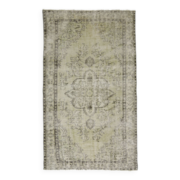 Turkish Anatolian Handmade Vintage Rug 267 cm x 160 cm