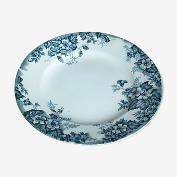 Assiette plate en porcelaine Moulin des Loups et Hamage modèle Marie-Louise