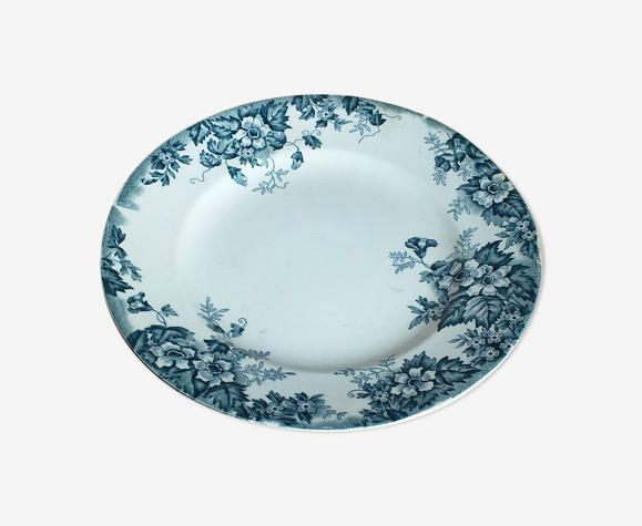 Assiette plate en porcelaine Moulin des Loups et Hamage modèle Marie-Louise