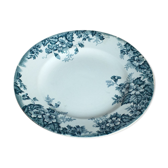 Assiette plate en porcelaine Moulin des Loups et Hamage modèle Marie-Louise