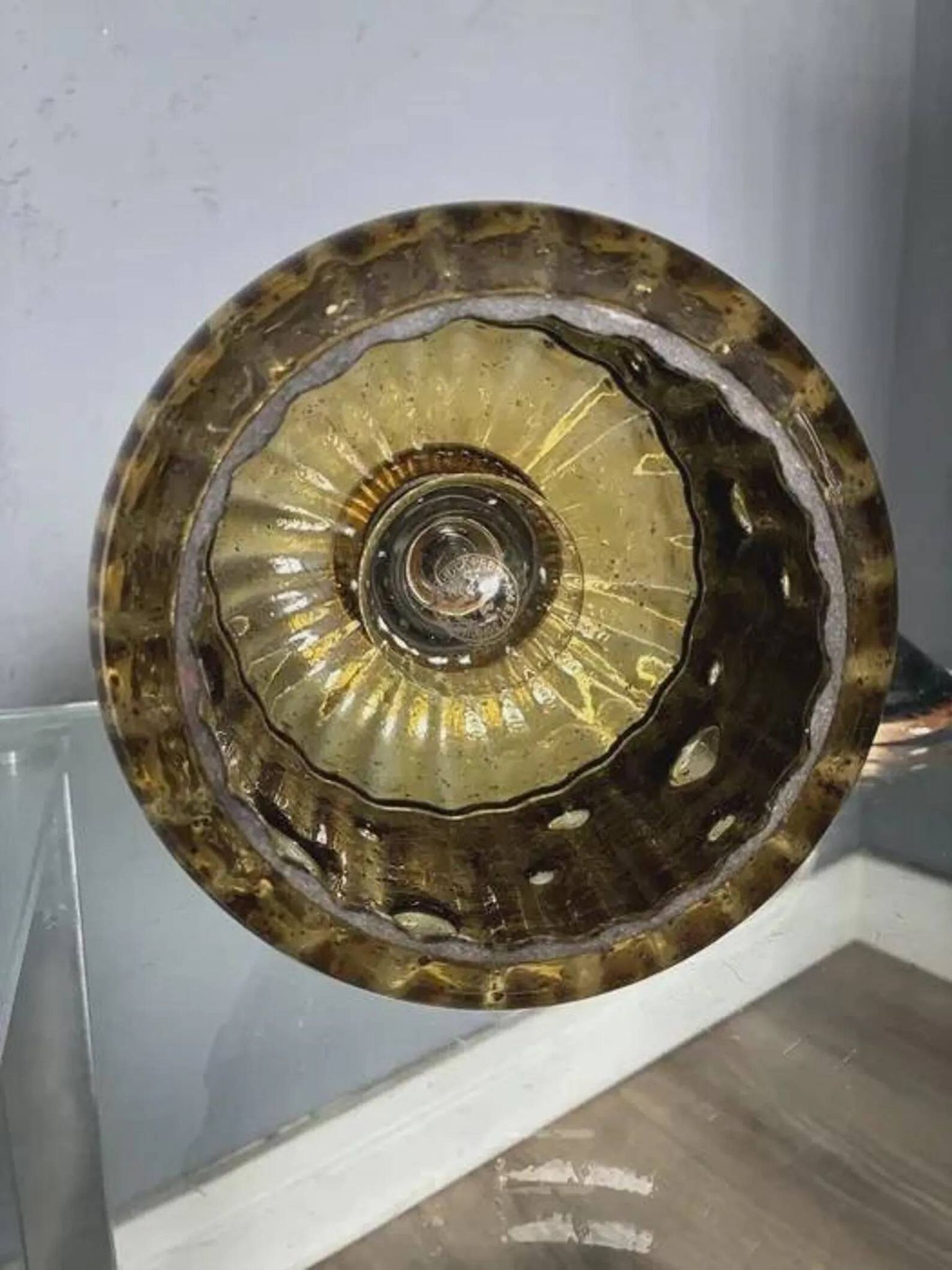 Nanny Still for Raak Amsterdam brutalistic vintage lamp from 1960s