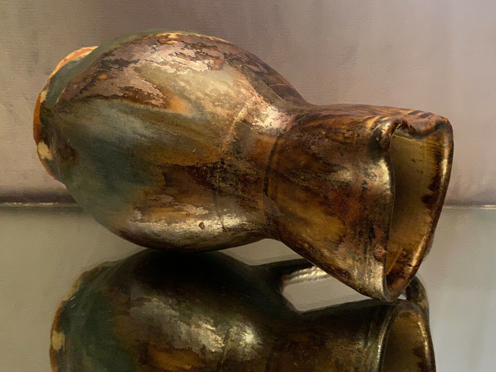 Pitcher in La Borne stoneware signed Lucien Talbot