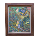 Post-pointillist painting, 60's signed M. d'Estienny