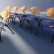 Set of 6 Vepa Alpine stackable armchairs/ conference chairs, Memphis Style