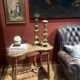Antique 18th Century Italian Rustic Baroque Wooden Side Table with Turned Legs
