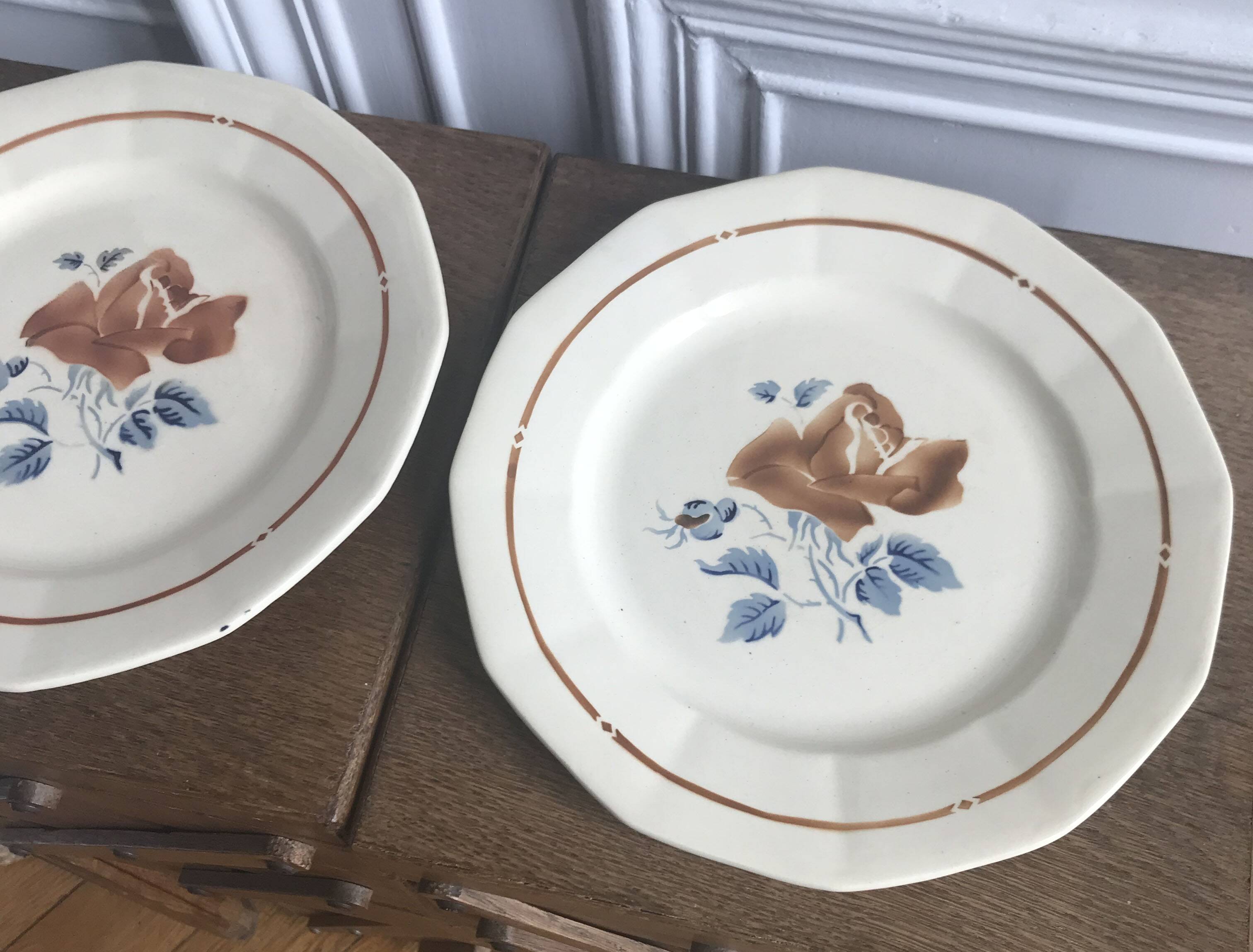 Sarreguemines flat plates 5040