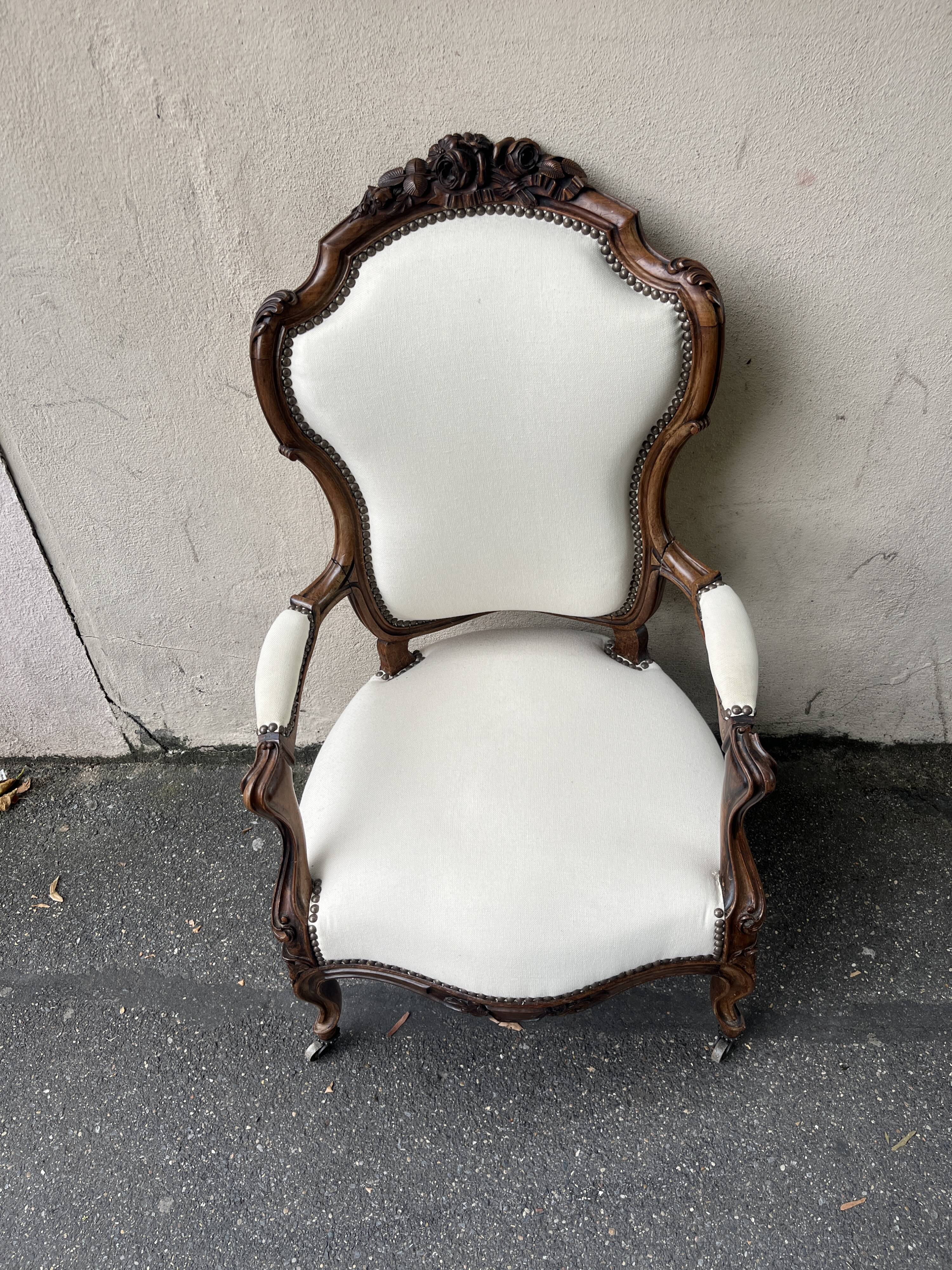 Louis XV style armchair