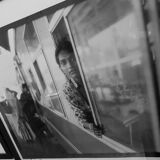 Black and white silver print photo by Marc Lafond with frame. Single print Print made by S