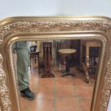 Louis Philippe mirror gilded old 95/65cms