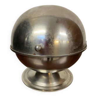 Balloon sugar bowl stainless steel bar accessory 1970s