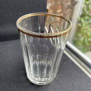 7 gobelets Baccarat service Chicago taille 6410 dorés