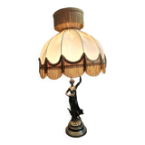 Bronze lamp signed Aug.Moreau