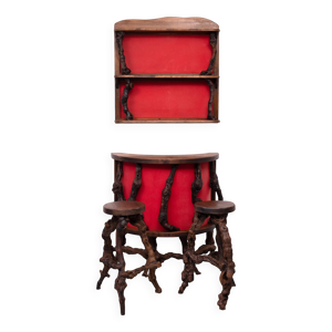 ensemble de bar et tabourets