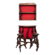 Dry Bar French Vinery Bar and Stool Set, 1960s, Set of 4
