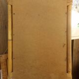 Bamboo and rattan mirror  56 × 36 cm