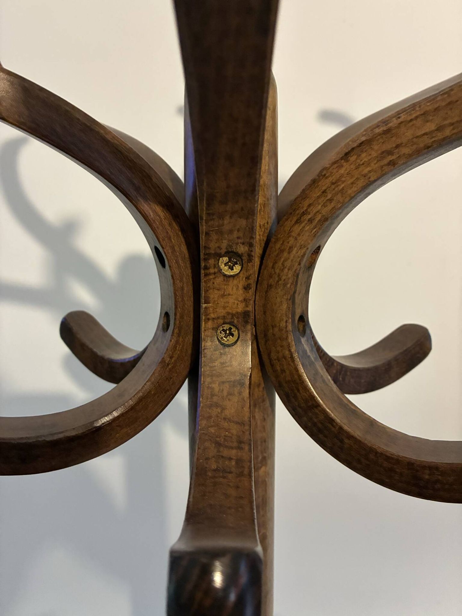Vintage Baumann curved wood parrot coat rack – 1960s/70s