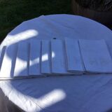 Set of 6 HB art deco napkins