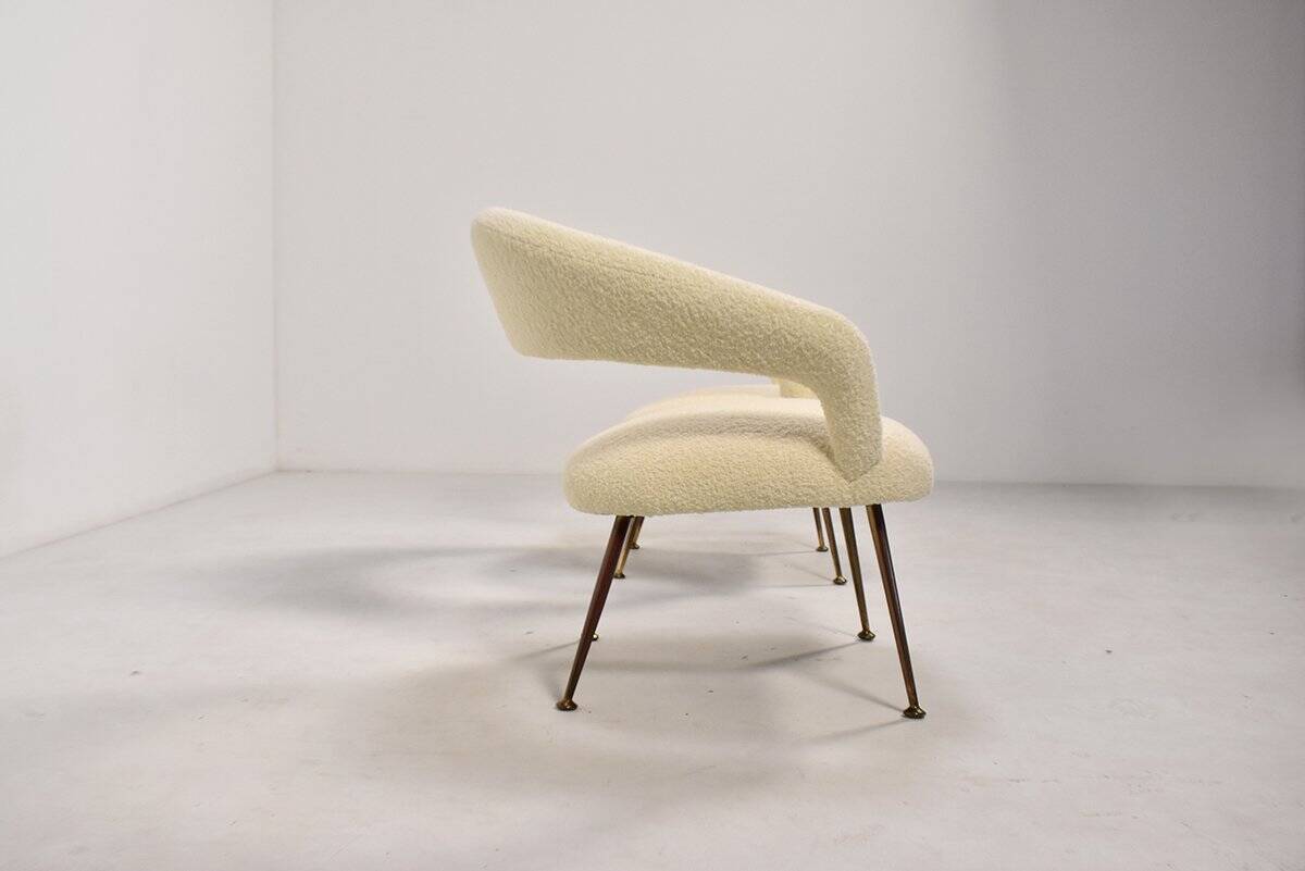 Set of Italian DU 55 Armchairs by Gastone Rinaldi for Rima, 1950s