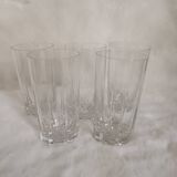 5 bayel crystal long drink glasses