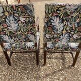 Paire de fauteuils Louis XIII