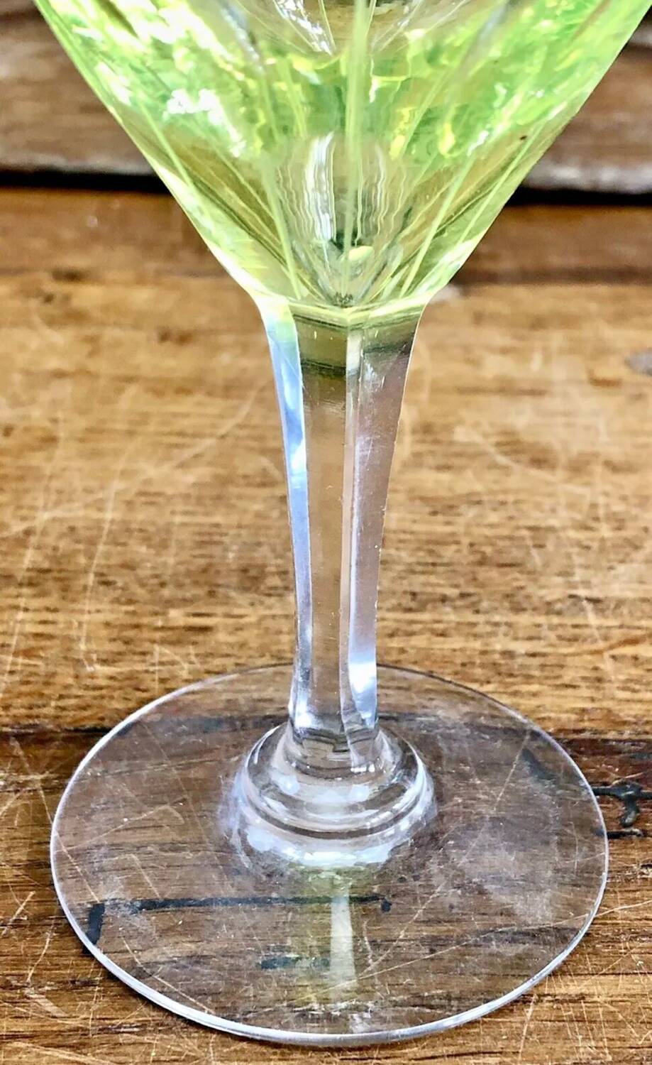 Service de 5 verres à vin aperitif en ouraline