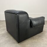Leather convertible armchair from Dreipunkt, 1970s