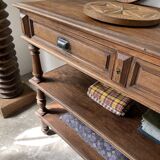 Oak console drapery 1950