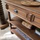 Oak console drapery 1950