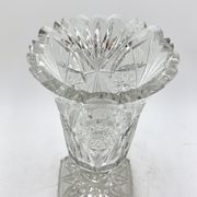 Midcentury Crystal Vase, Poland, 1960