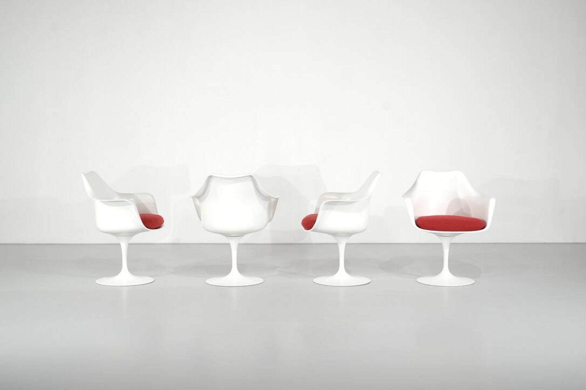 Set of "Tulip" model armchairs by Eero Saarinen for Knoll, USA
