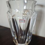 Baccarat Cut Crystal Vase - Nelly Harcourt 17cm