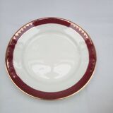12 Rubis / Digoin dessert plates
