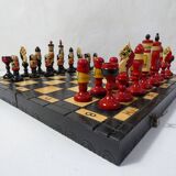 Khokhloma chess game