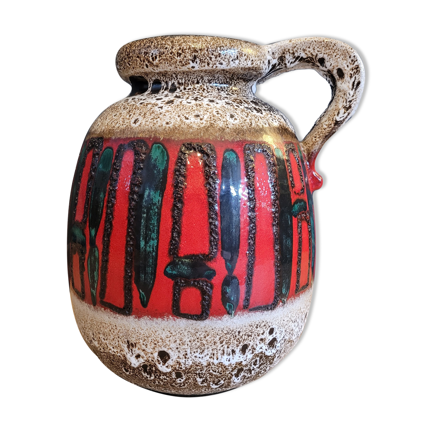 Vase West Germany fat lava 70