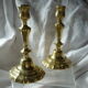 Pair of bronze candlesticks 18th century