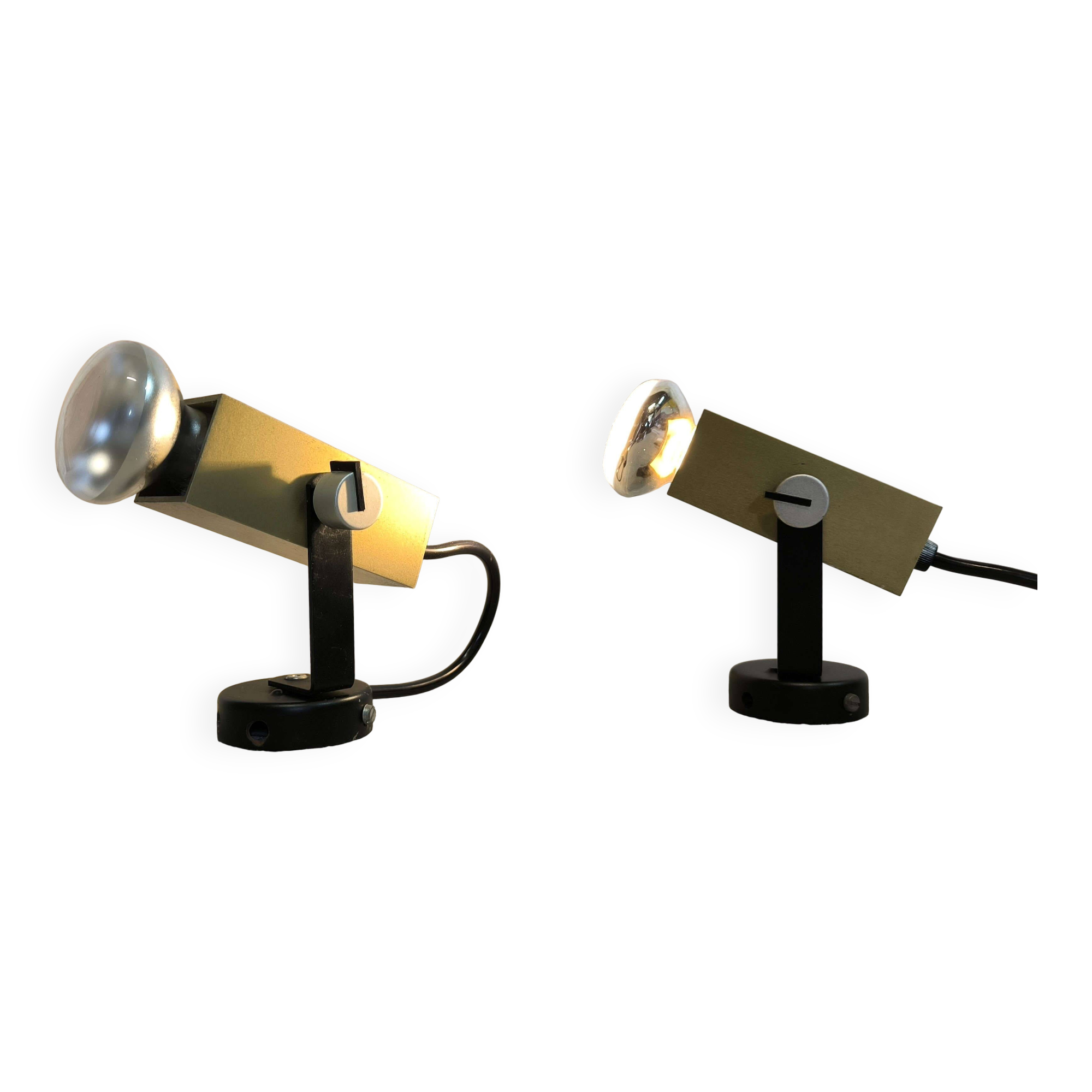 Pair of vintage spotlights