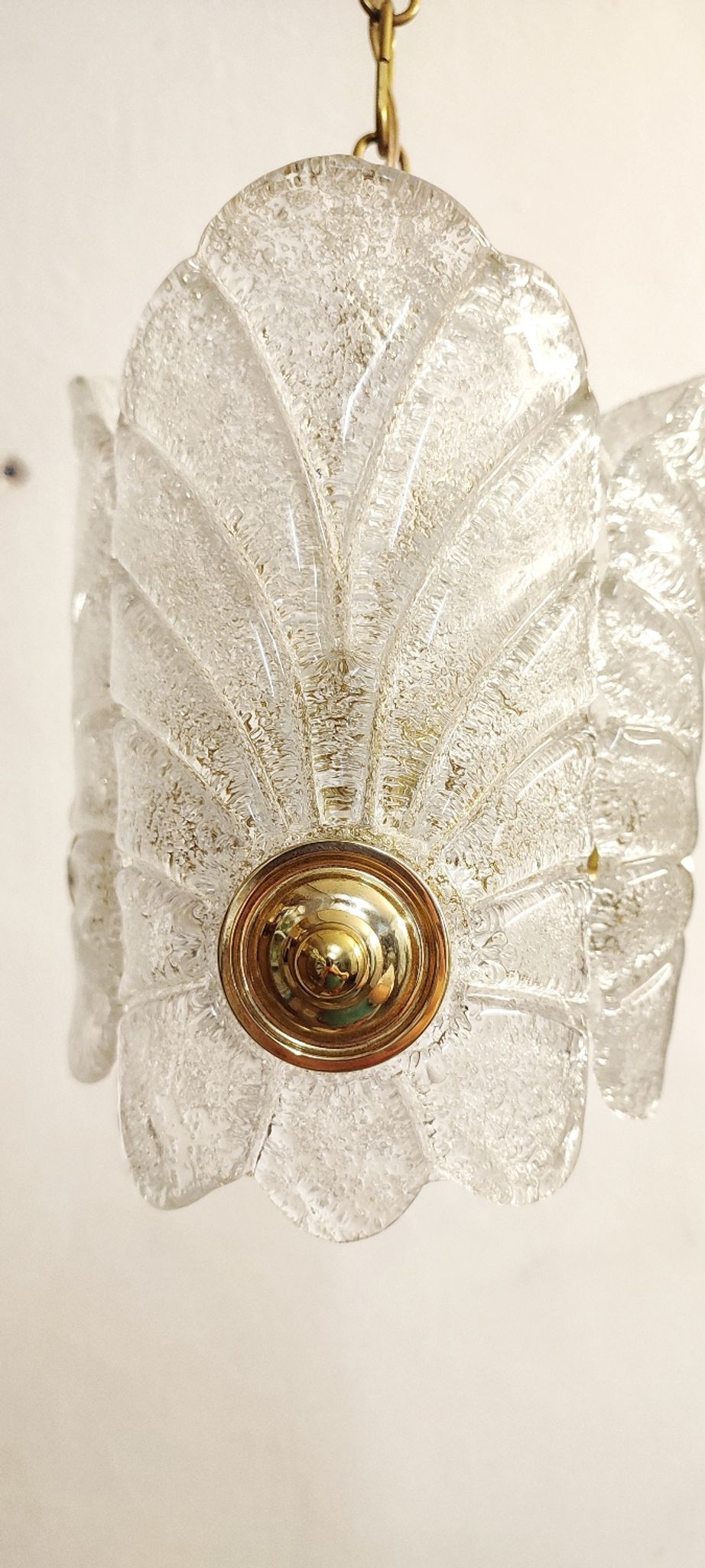Suspension en verre de Murano, Italie, années 1970