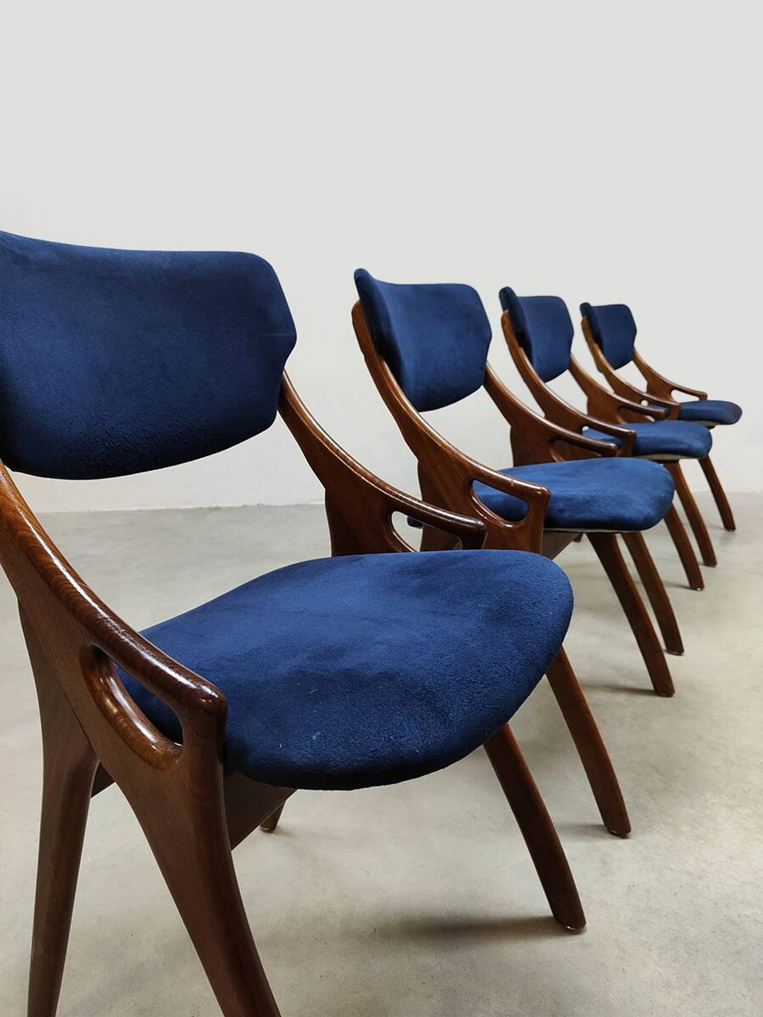 Danish vintage design dining chairs Hovmand Olsen