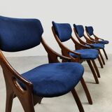 Danish vintage design dining chairs Hovmand Olsen