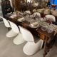 Set of 6 Verner Panton chairs, Vitra edition.