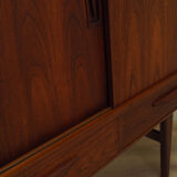 Enfilade en teck, design danois, années 1970, fabriquée par ES Møbler