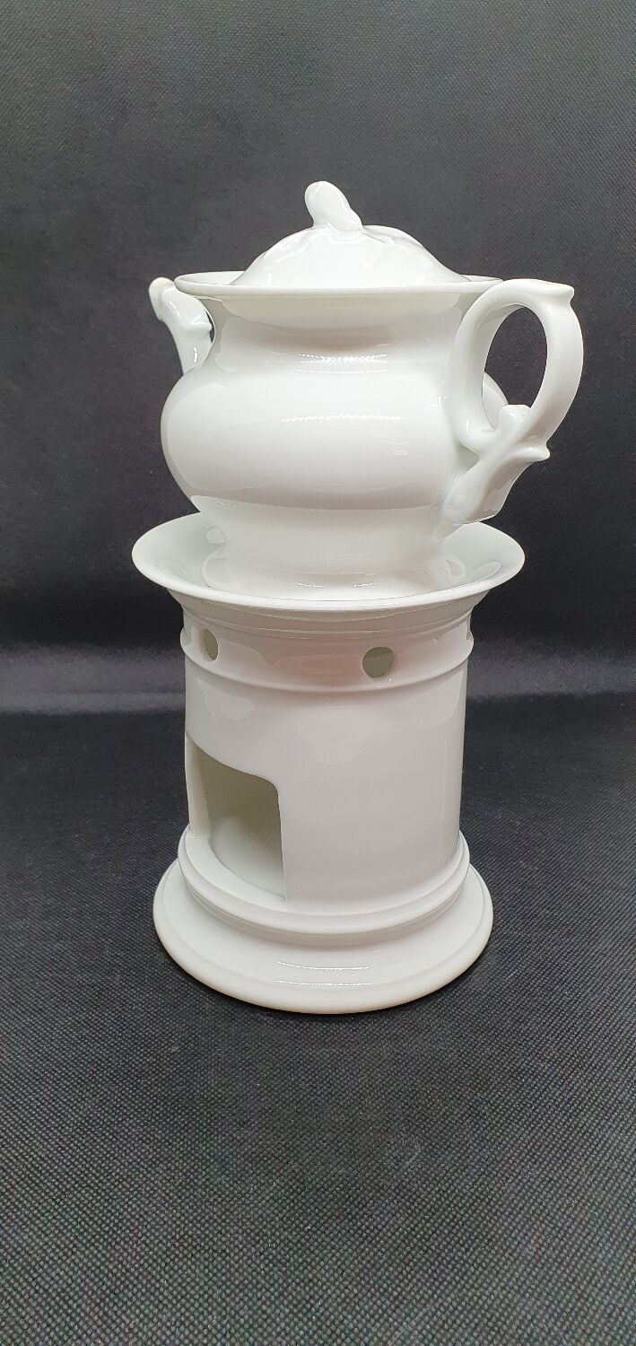 Porcelain herbal tea pot