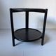 Bar cart from the 60s-70s in its factory black version, attributed to Jens Quistgaard.